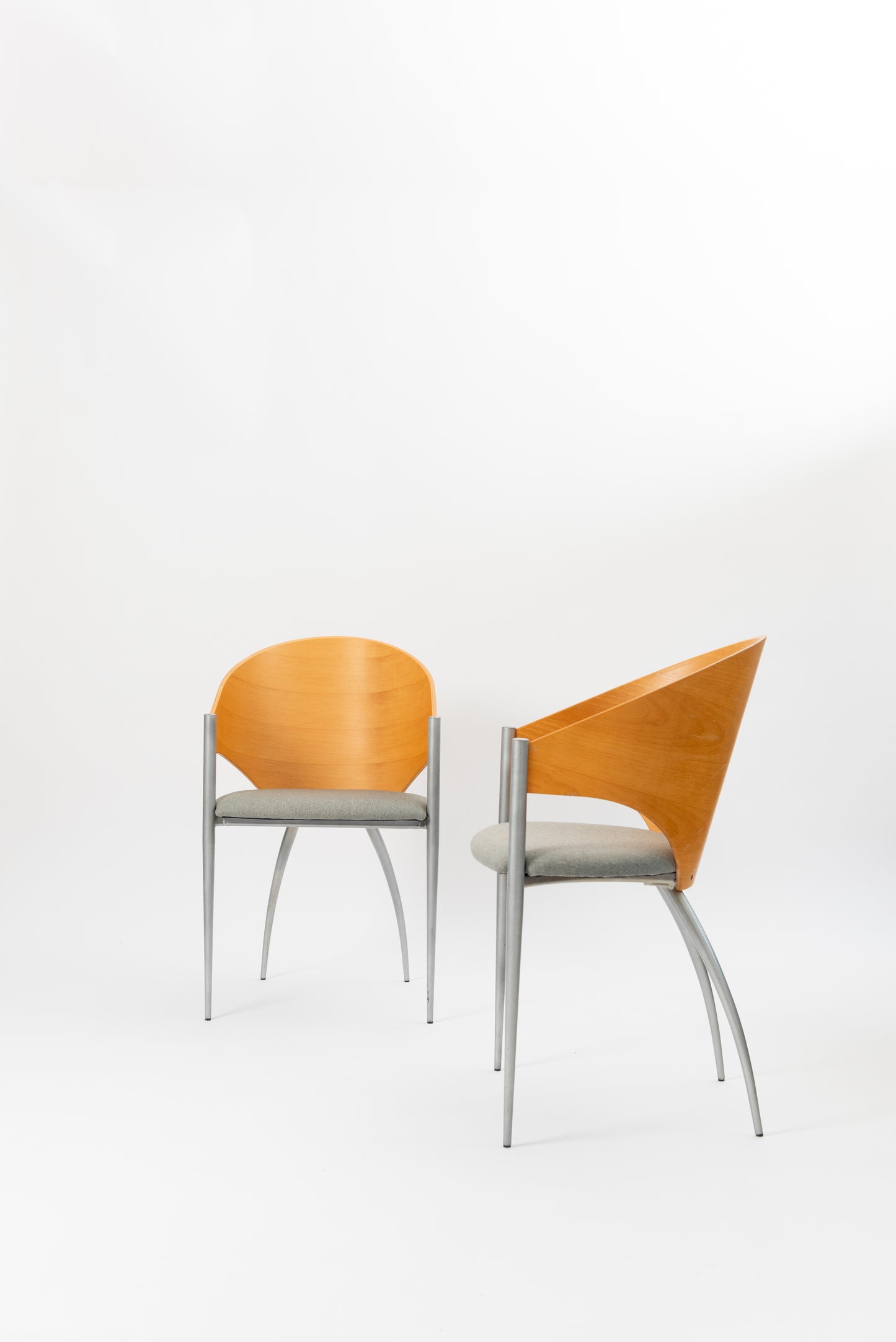 Set de 2 Scaune Postmoderniste Vintage Italiene - Cattelan Italia