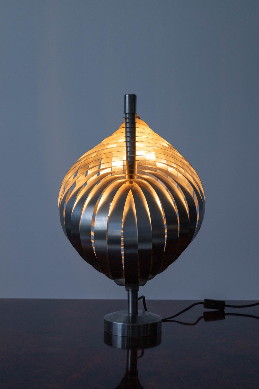 Spiral Table Lamp, Henri Mathieu, France, 1970s