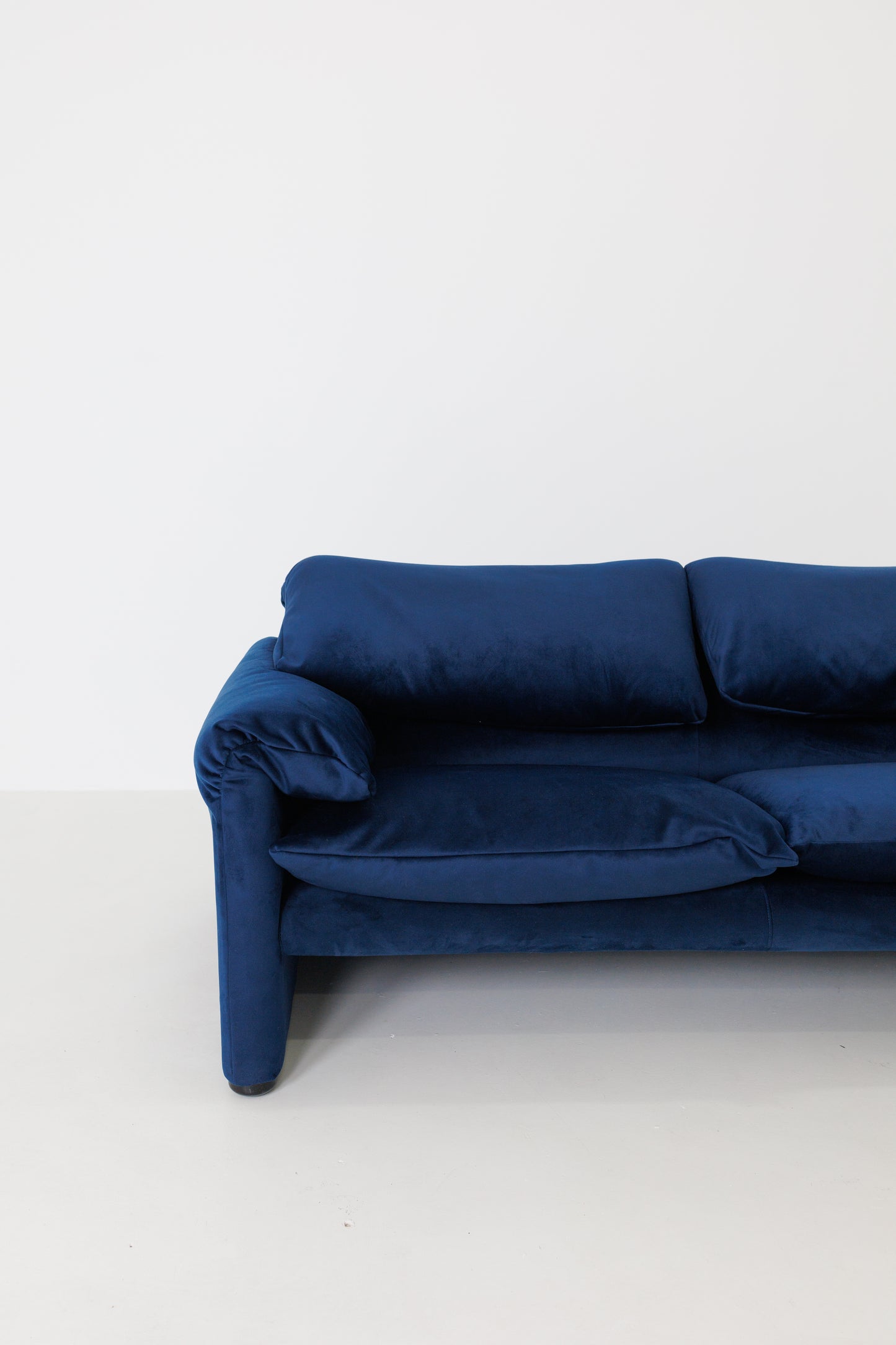 Canapea Maralunga Vintage de Vico Magistretti pentru Cassina, Italia ani '70