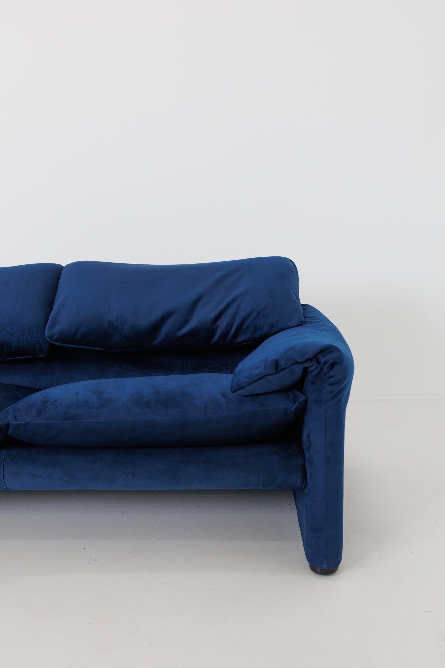 Canapea Maralunga Vintage de Vico Magistretti pentru Cassina, Italia ani '70