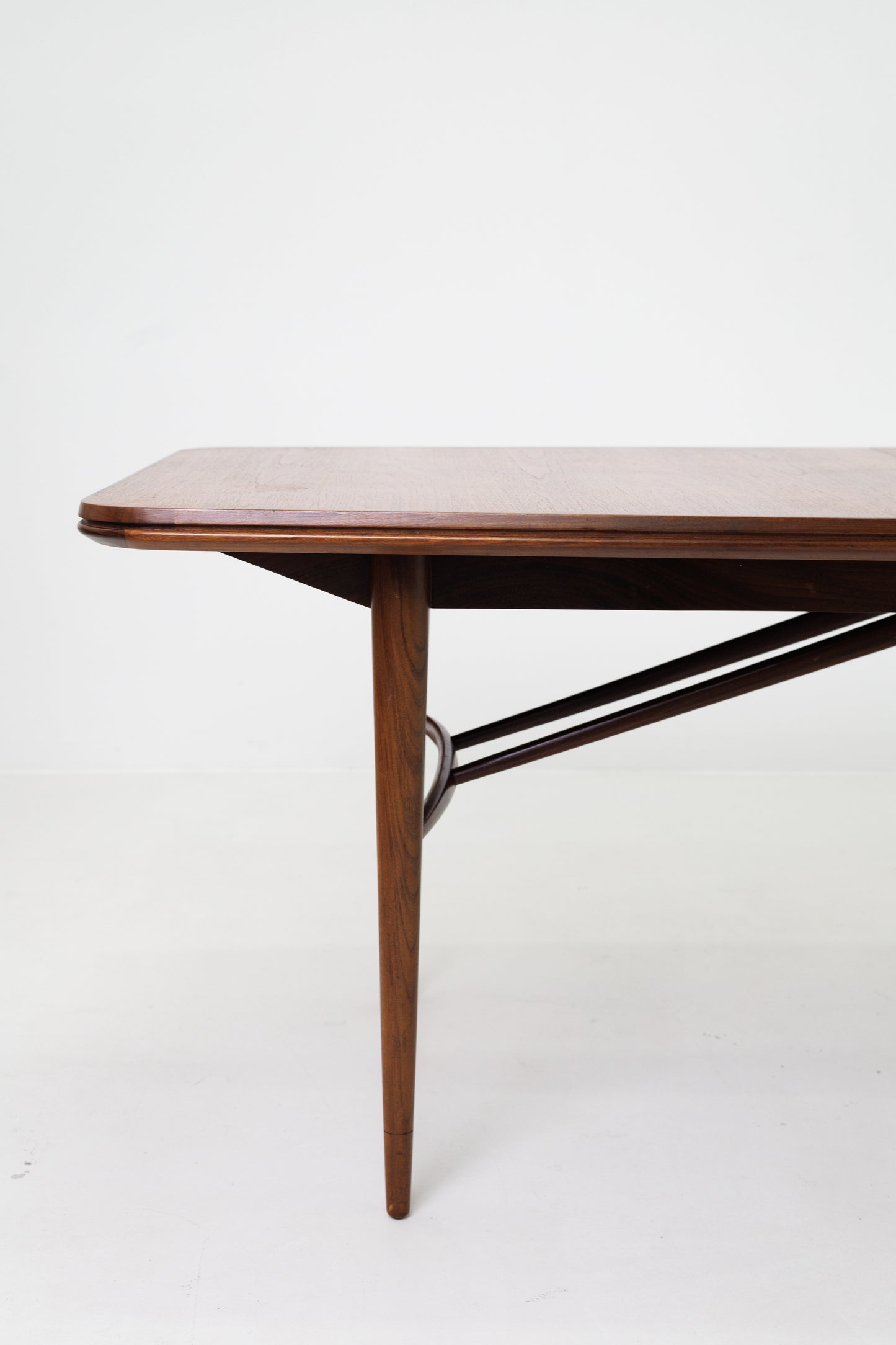 Masă de Dining Extensibilă Mid-Century din Lemn de Tec