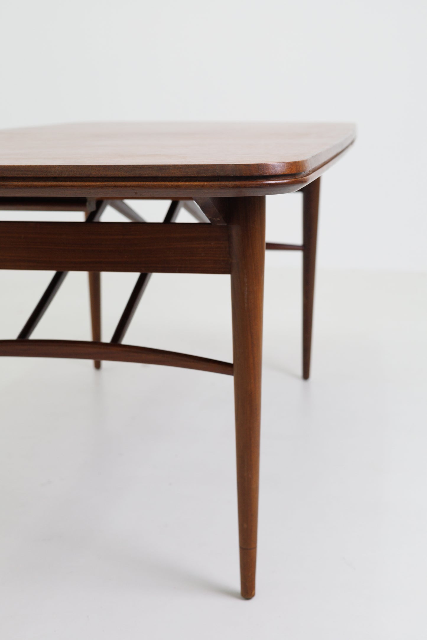 Masă de Dining Extensibilă Mid-Century din Lemn de Tec