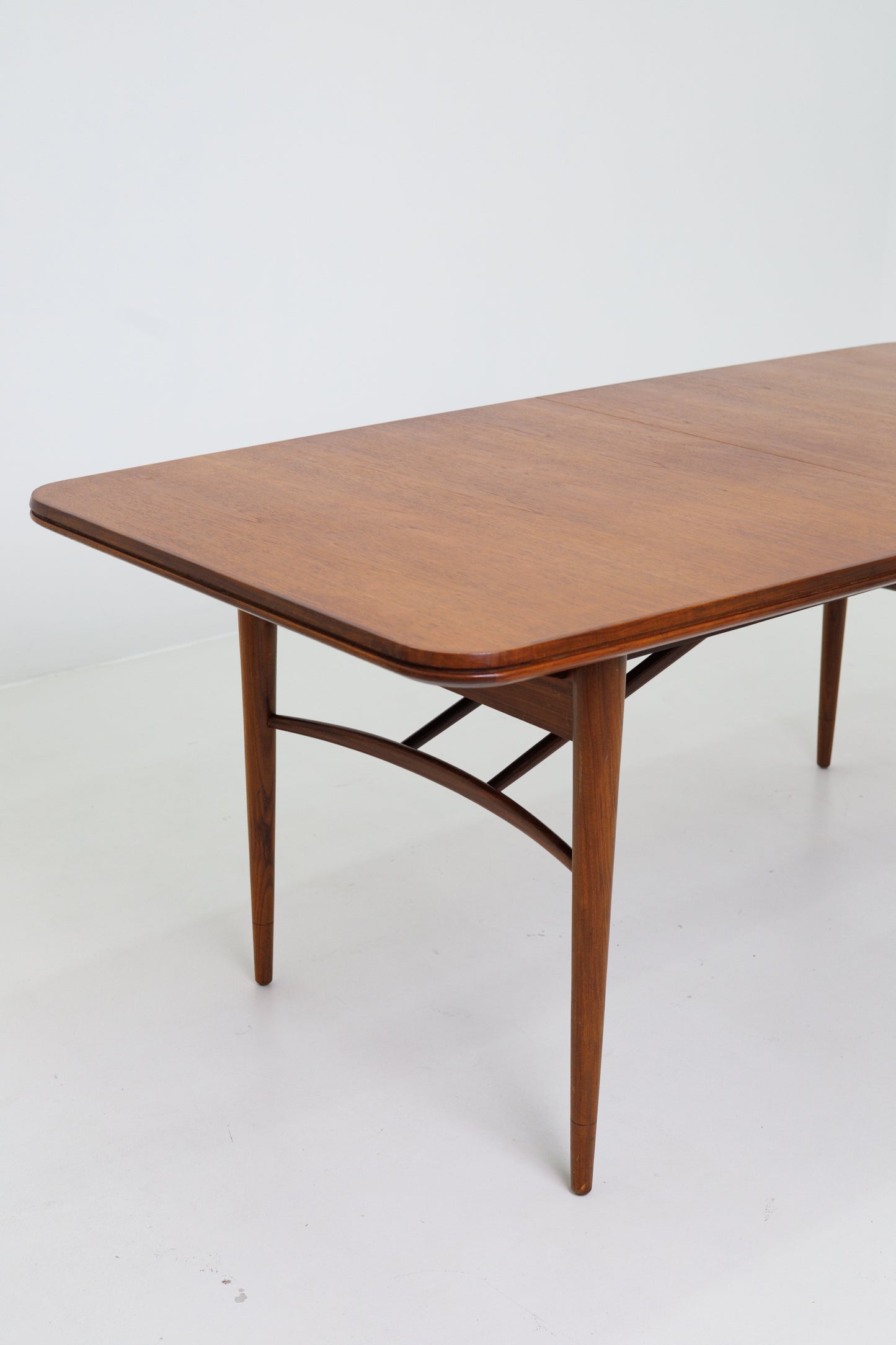 Masă de Dining Extensibilă Mid-Century din Lemn de Tec