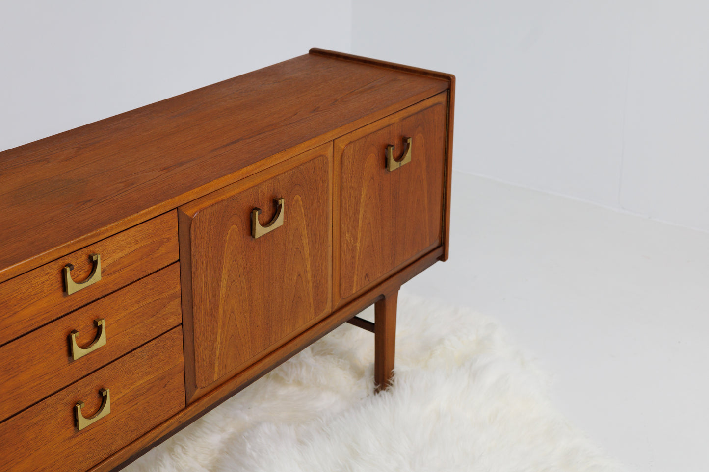 Vintage Mid Century 'Nathan' Mahogany Sideboard