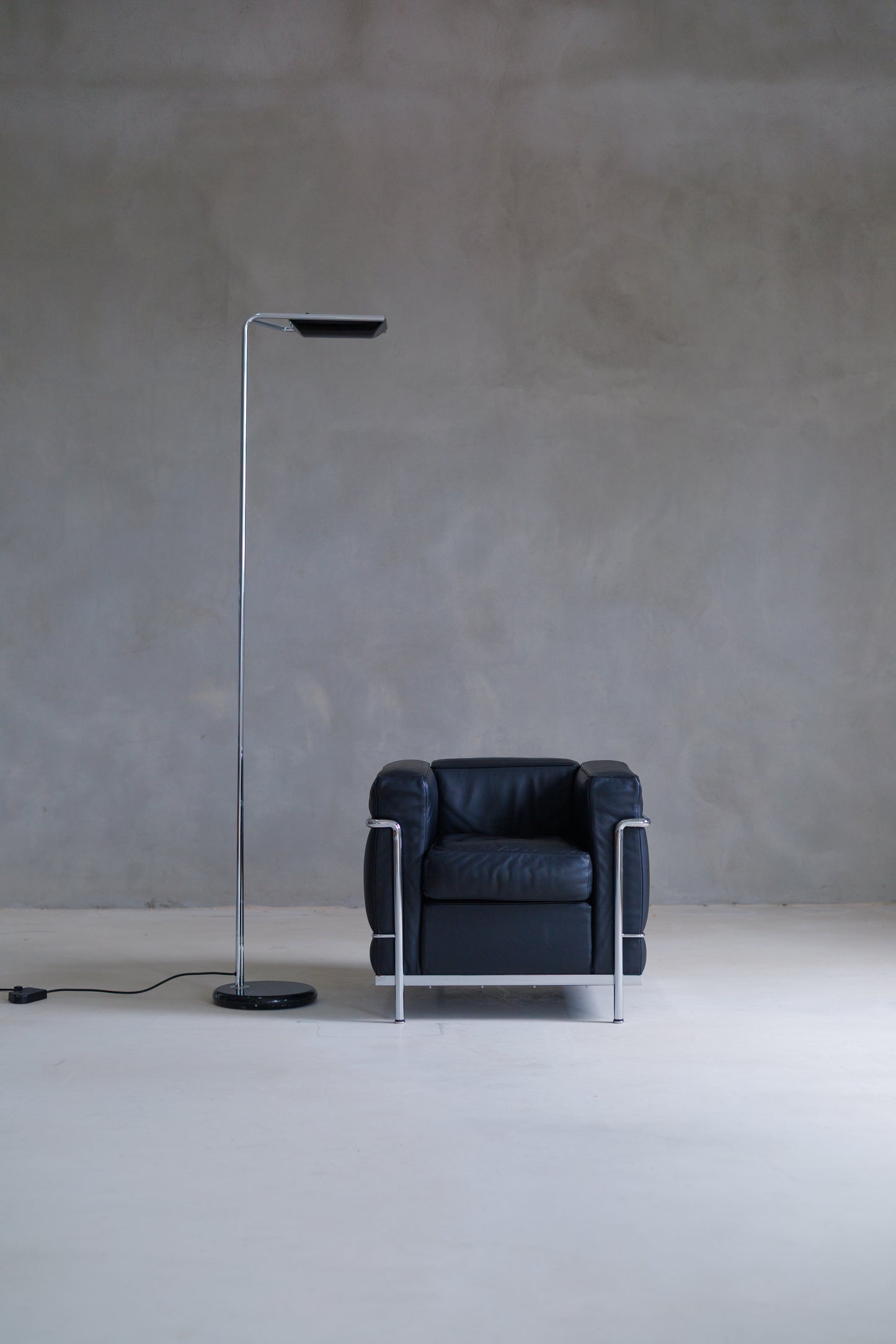 LC2 Armchair by Le Corbusier - Black Leather