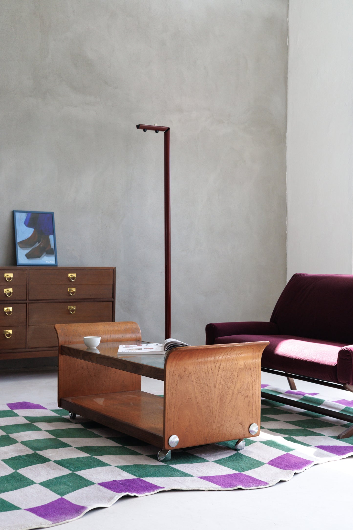 Mid-Century Teak Tulip Coffee Table by G Plan