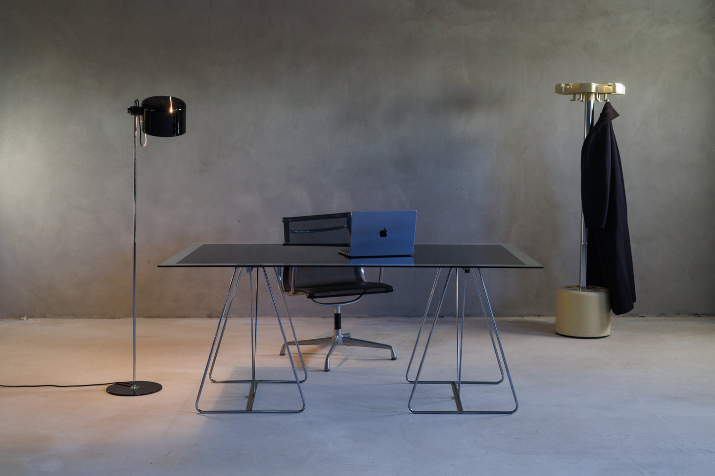 1970s Italian Coat Stand with Umbrella Support