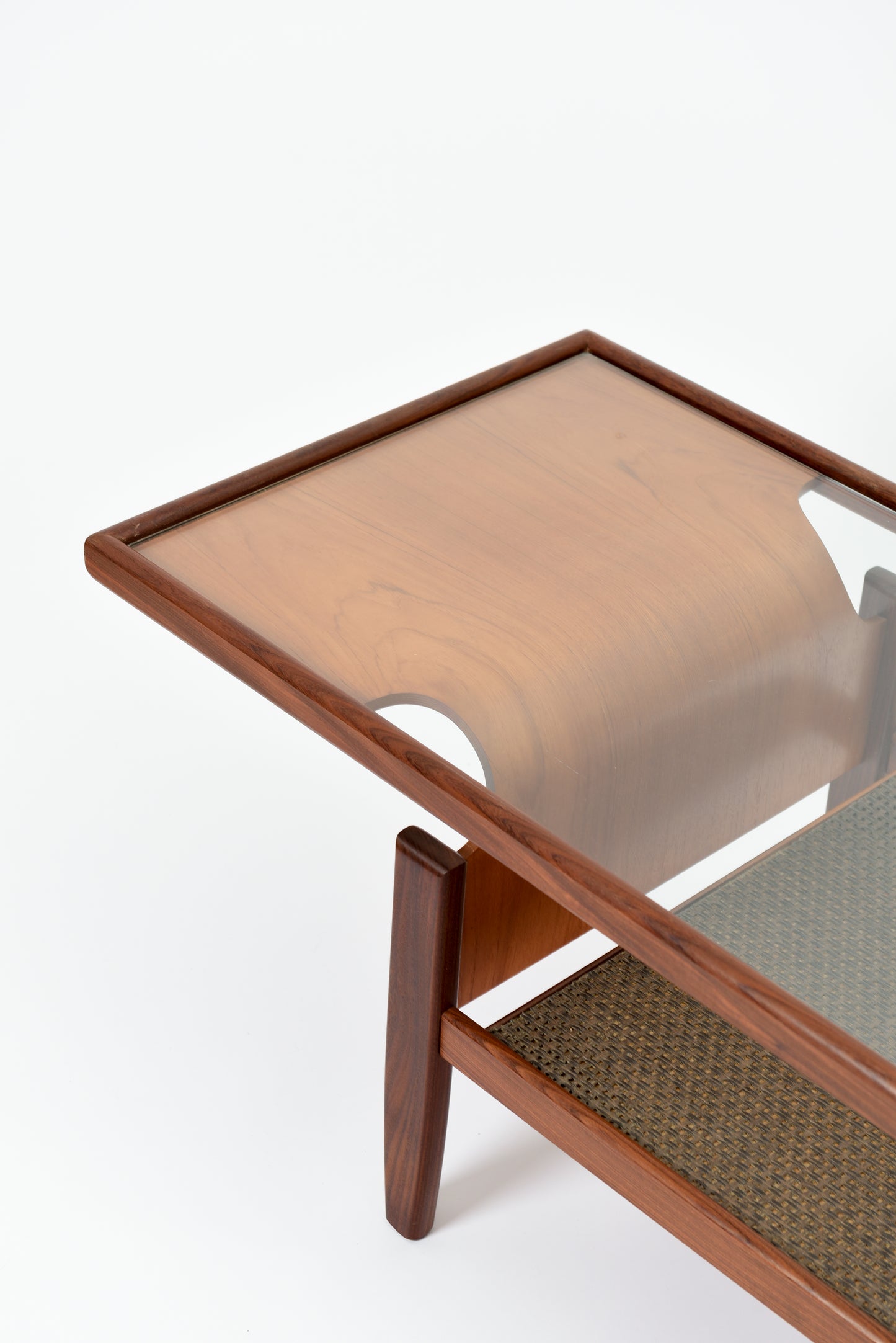 Mid-Century Coffee Table- Bent Teak Wood