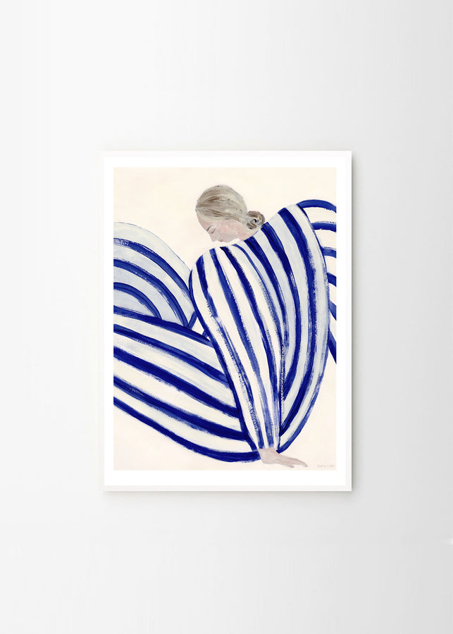 Poster by Sofia Lind - Blue Stripe At Concorde