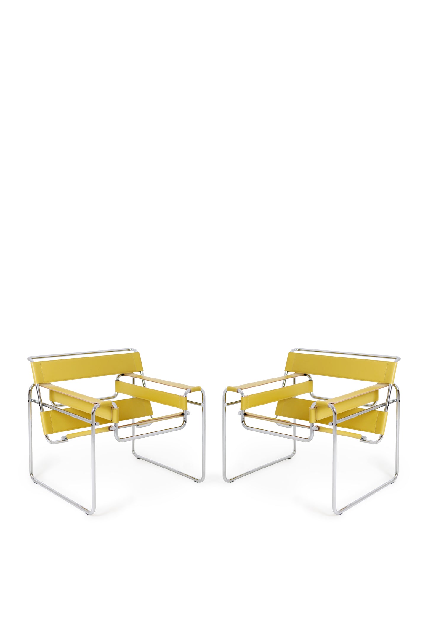 Set de 2 Scaune Wassily de Marcel Breuer pentru Knoll