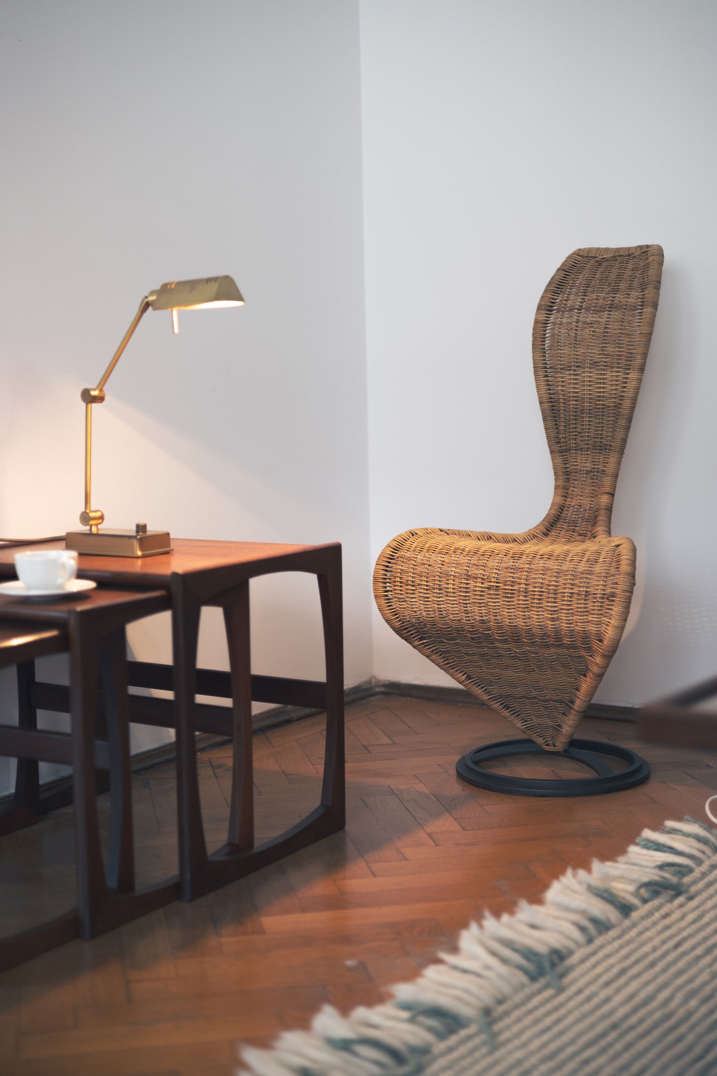 Mid-Century Nesting Coffee Tables - Teak Wood