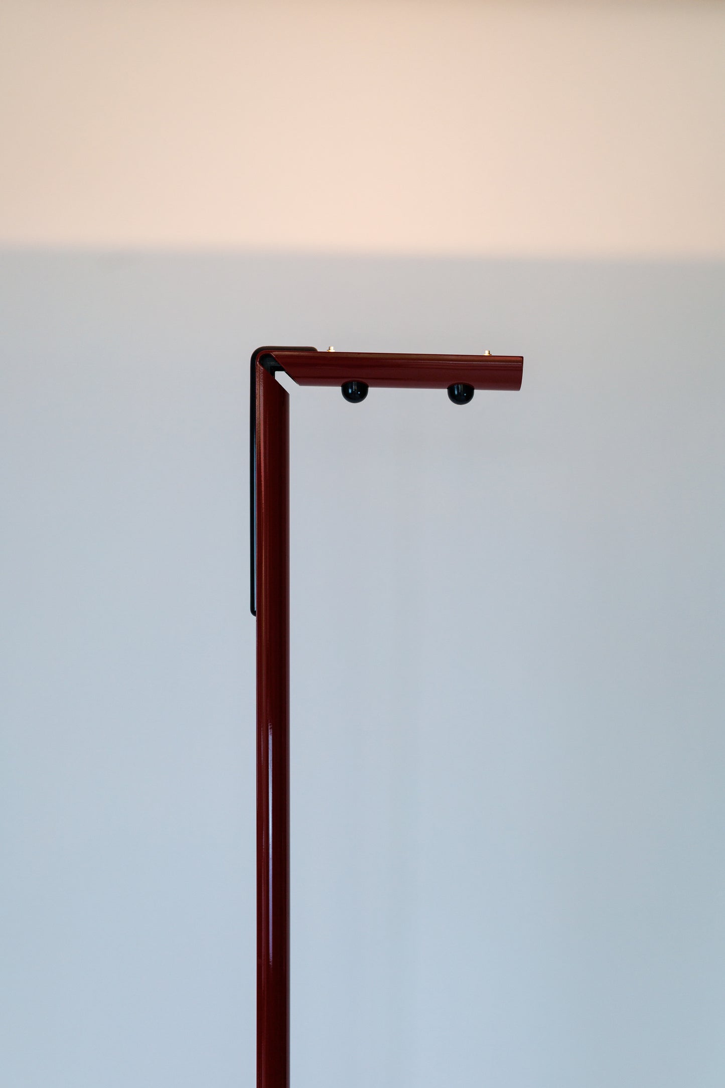 Very Rare "Ignazio" Red Floor Lamp by Gianfranco Frattini