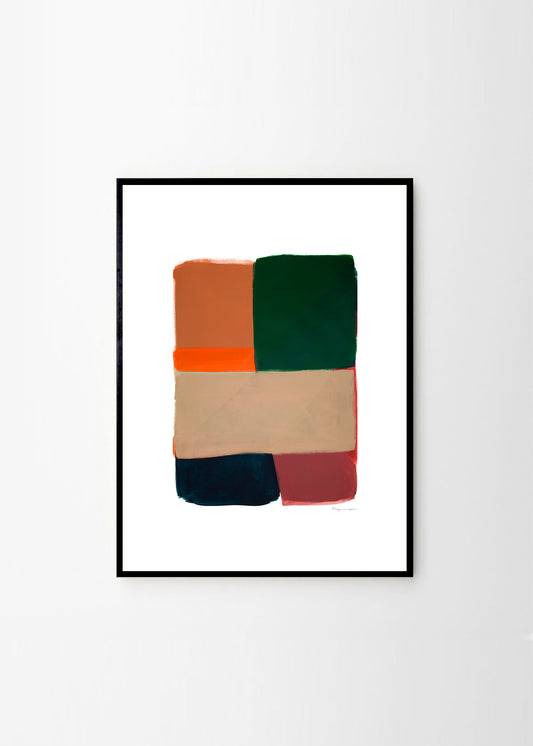 Poster by Berit Mogensen Lopez - Colour Squares