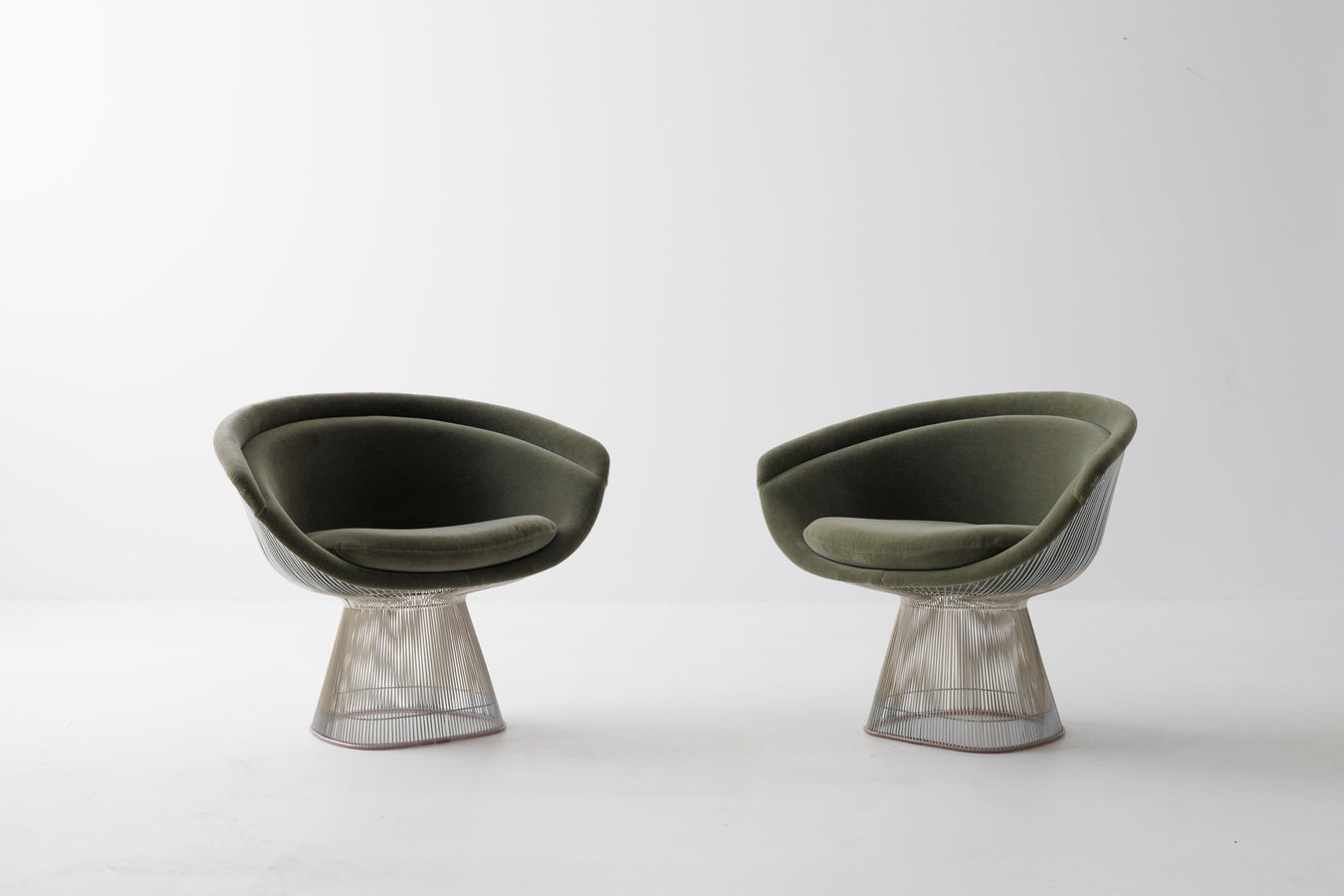 Set of 2 Platner Lounge Chairs by Warren Platner for Knoll