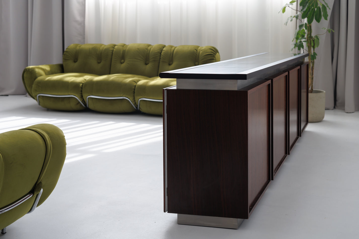 Restored Large Parioli Sideboard | Room Divider by Giotto Stoppino for Acerbis