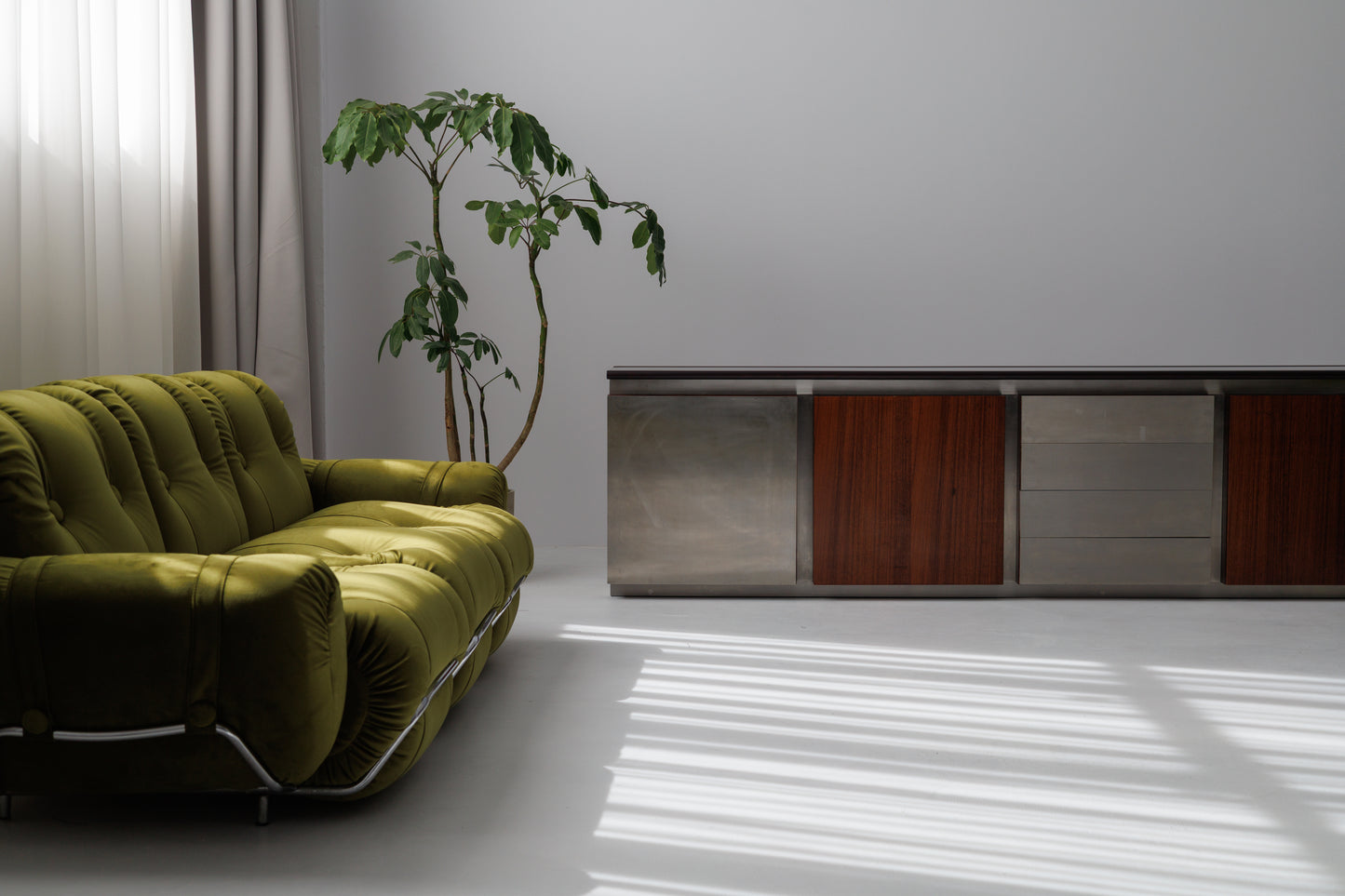 Restored Large Parioli Sideboard | Room Divider by Giotto Stoppino for Acerbis