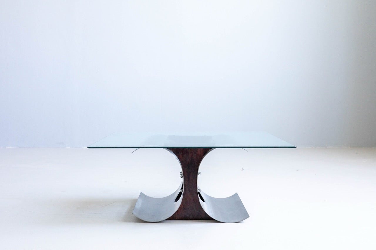 François Monnet Coffee Table, France, 1970s
