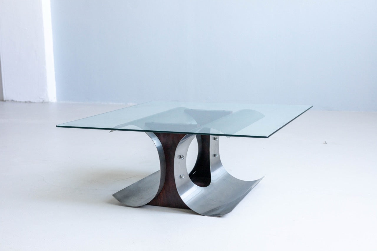 François Monnet Coffee Table, France, 1970s
