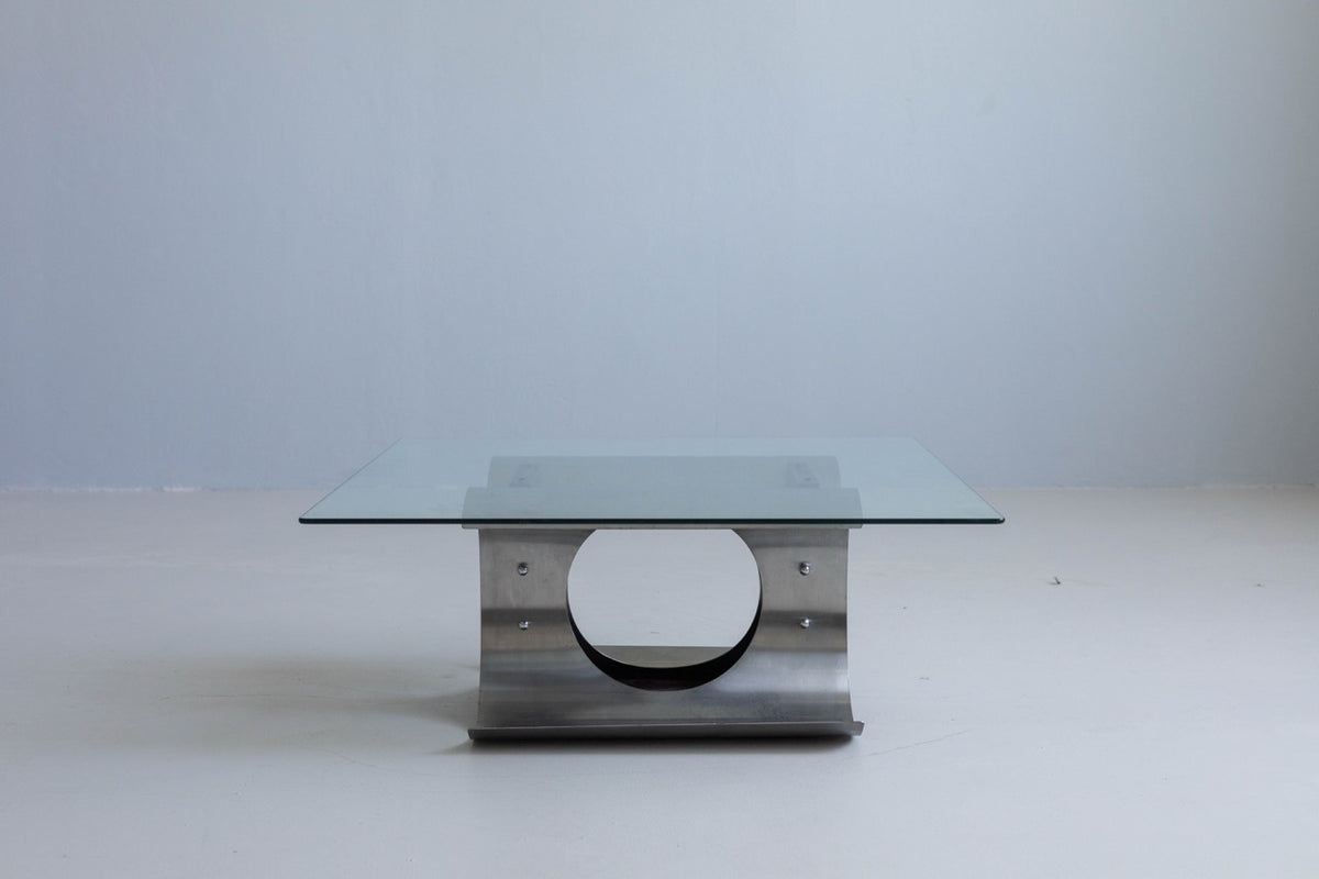 François Monnet Coffee Table, France, 1970s