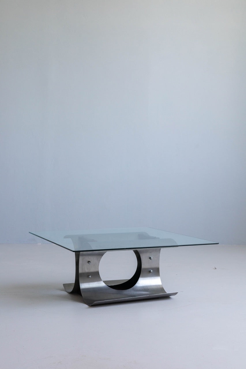 François Monnet Coffee Table, France, 1970s