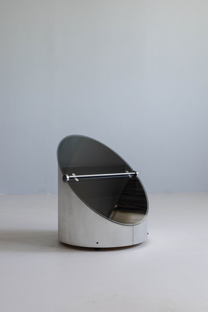 Bar Cart by Claudio Salocchi for Luigi Sormani, Italy, 1970s