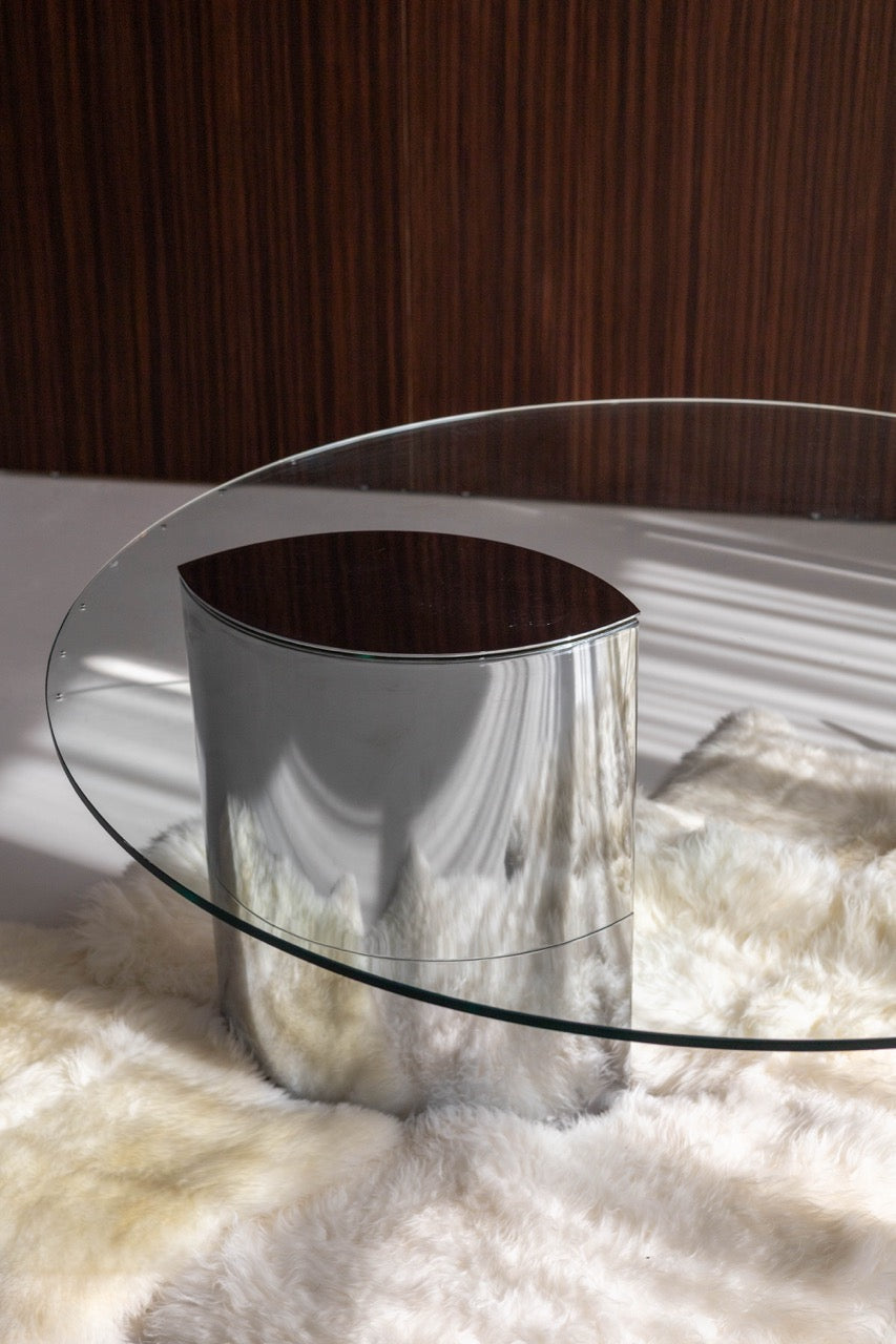 Lunario Dining Table by Cini Boeri for Gavina, Italy, 1965