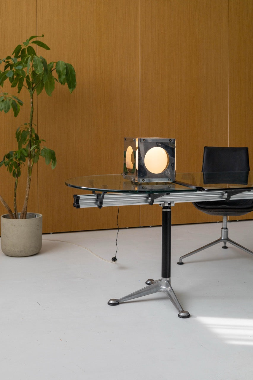 Boule/Carrée Table Lamp by Goffredo Reggiani, Italy, 1960s