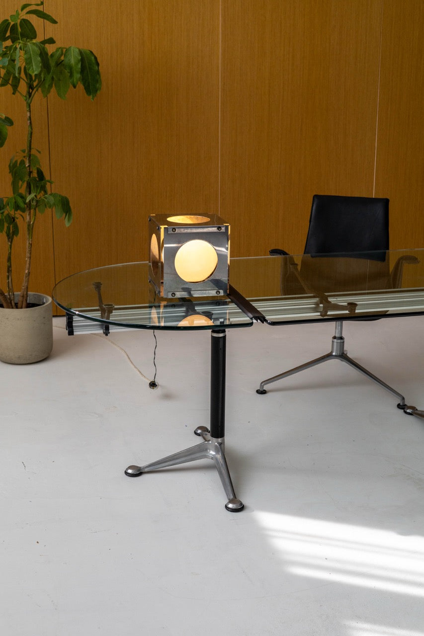Boule/Carrée Table Lamp by Goffredo Reggiani, Italy, 1960s
