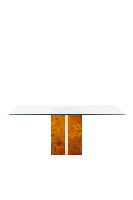 Vintage Dining Table by Jean Claude Mahey for Roche Bobois, 1980s