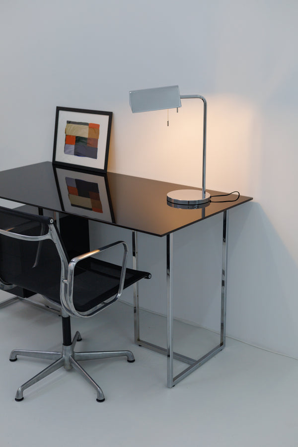 Lampă Vintage de Birou Mid-Century Crom  