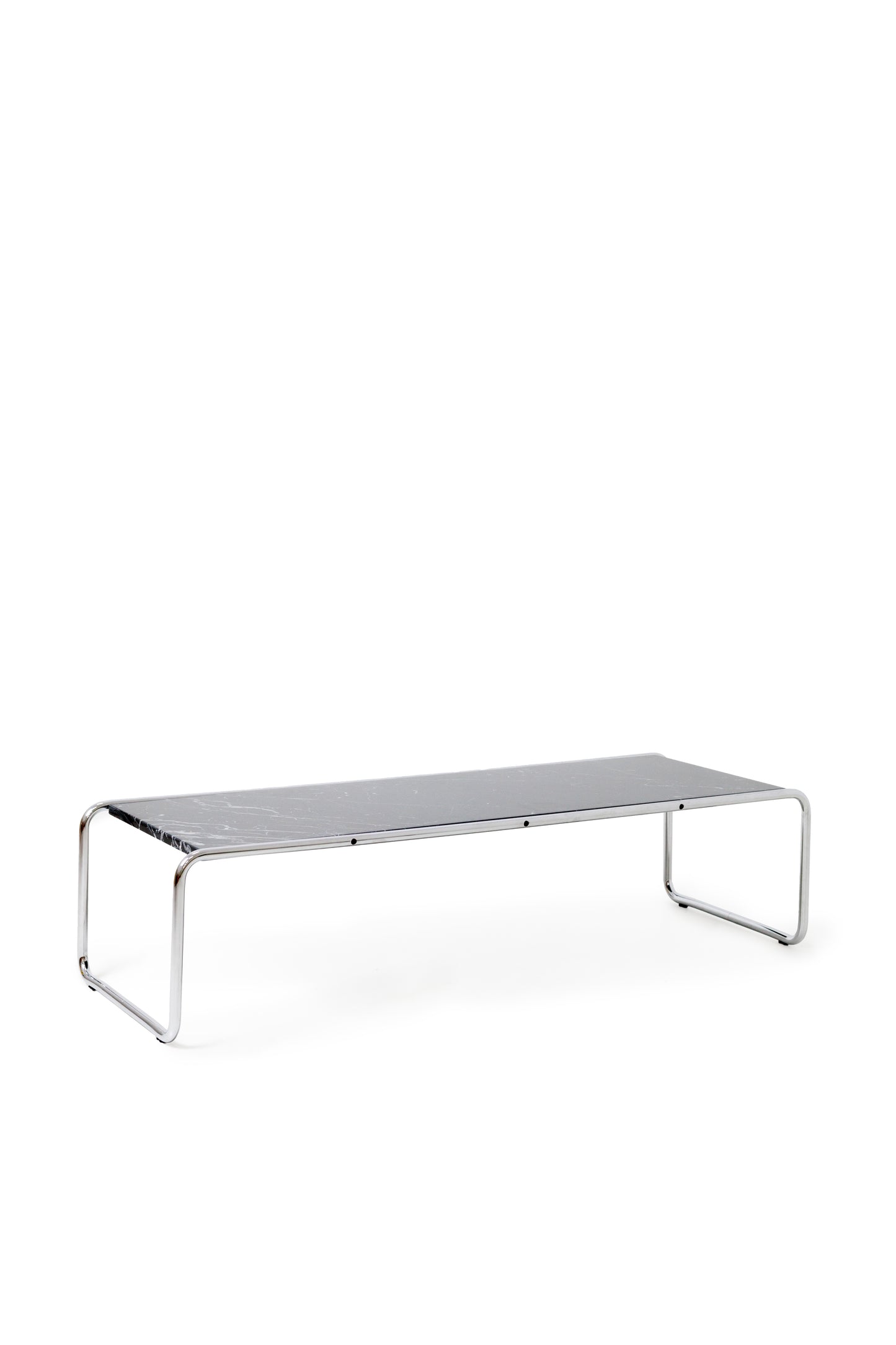 Black Marble Coffee Table Laccio by Marcel Breuer for Knoll