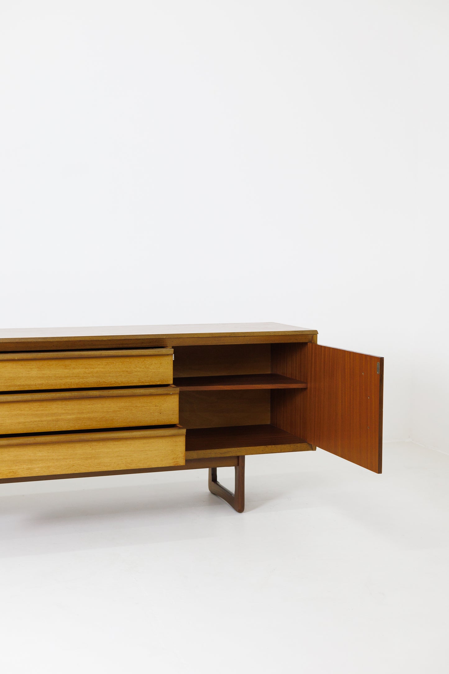 Vintage Teak Sideboard Afromosia Wood