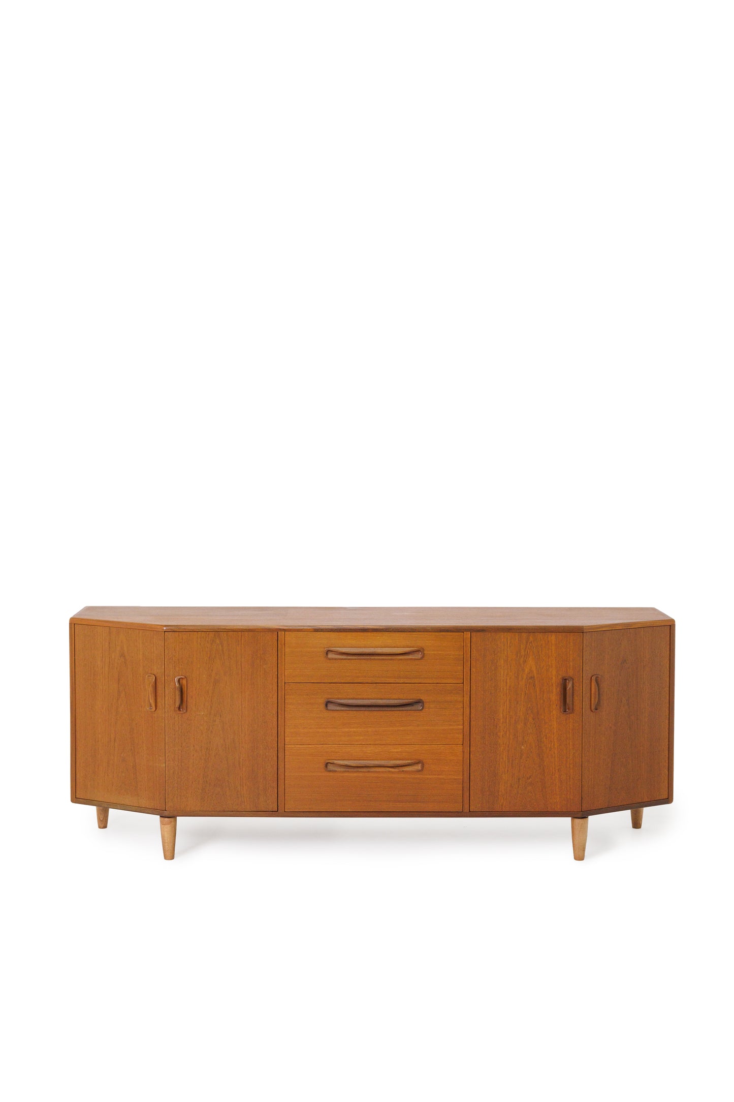 Vintage Teak Mid-Century Hex Sideboard by G-Plan, UK 60s