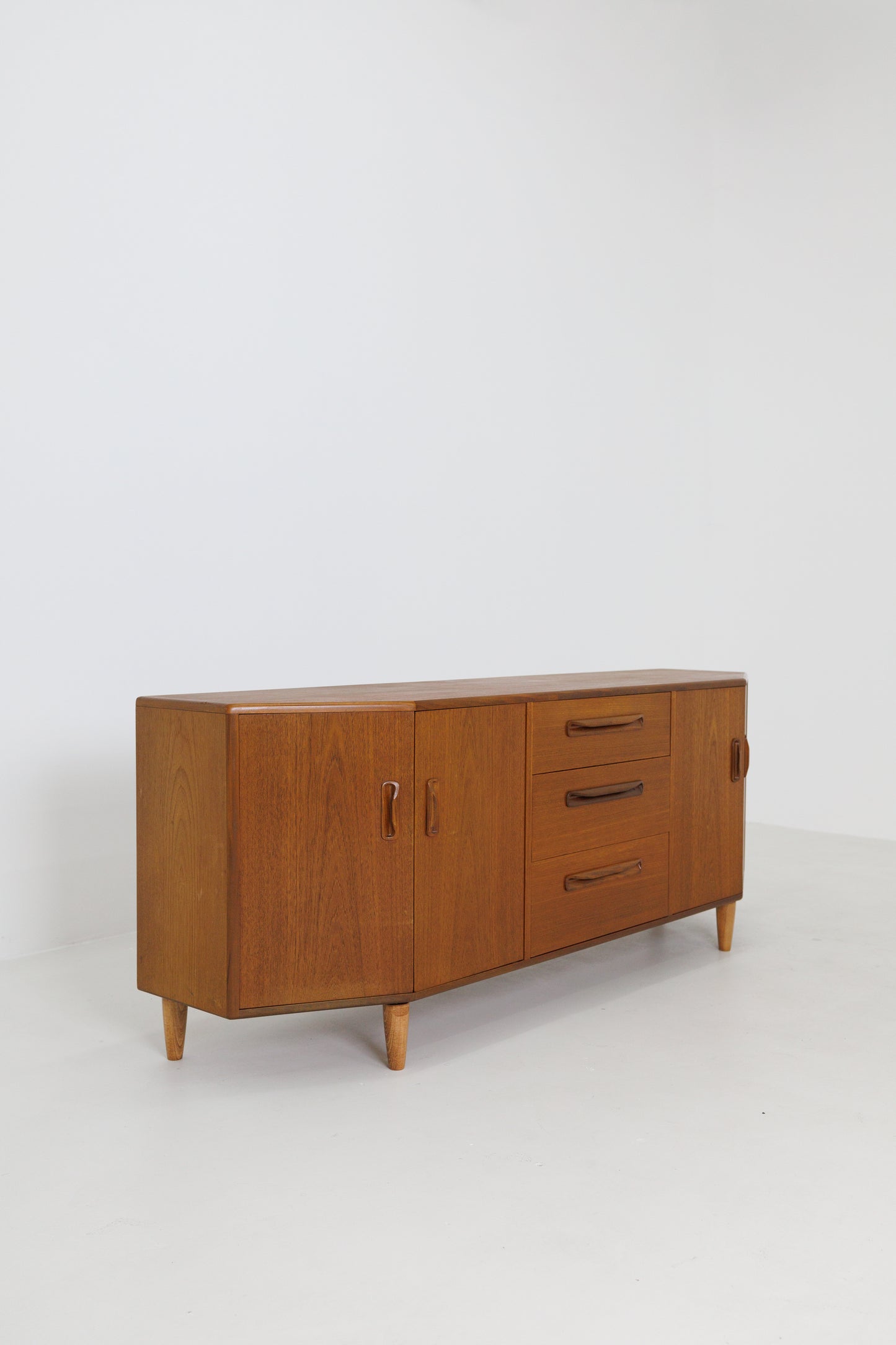 Vintage Teak Mid-Century Hex Sideboard by G-Plan, UK 60s