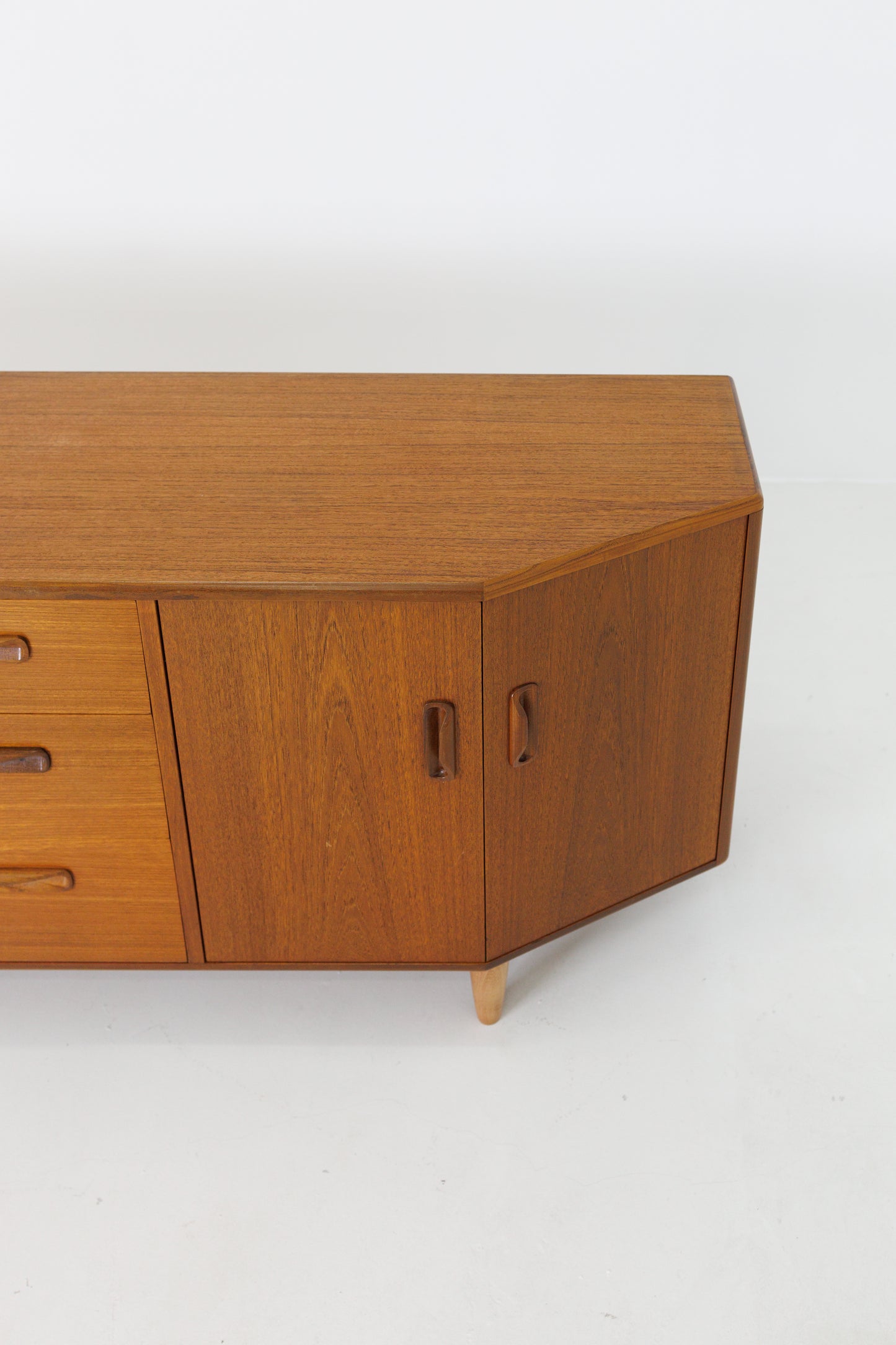 Vintage Teak Mid-Century Hex Sideboard by G-Plan, UK 60s