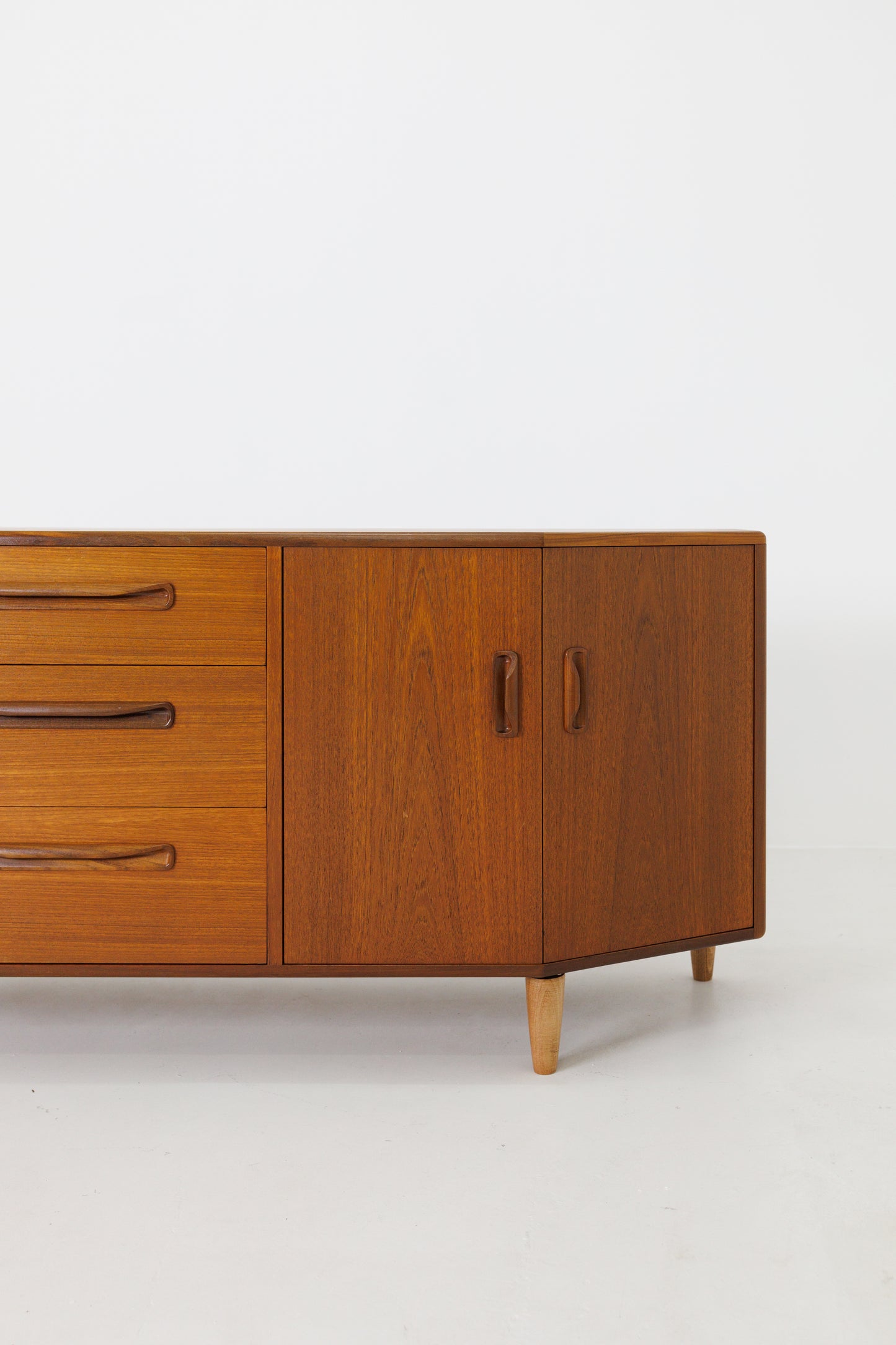 Vintage Teak Mid-Century Hex Sideboard by G-Plan, UK 60s