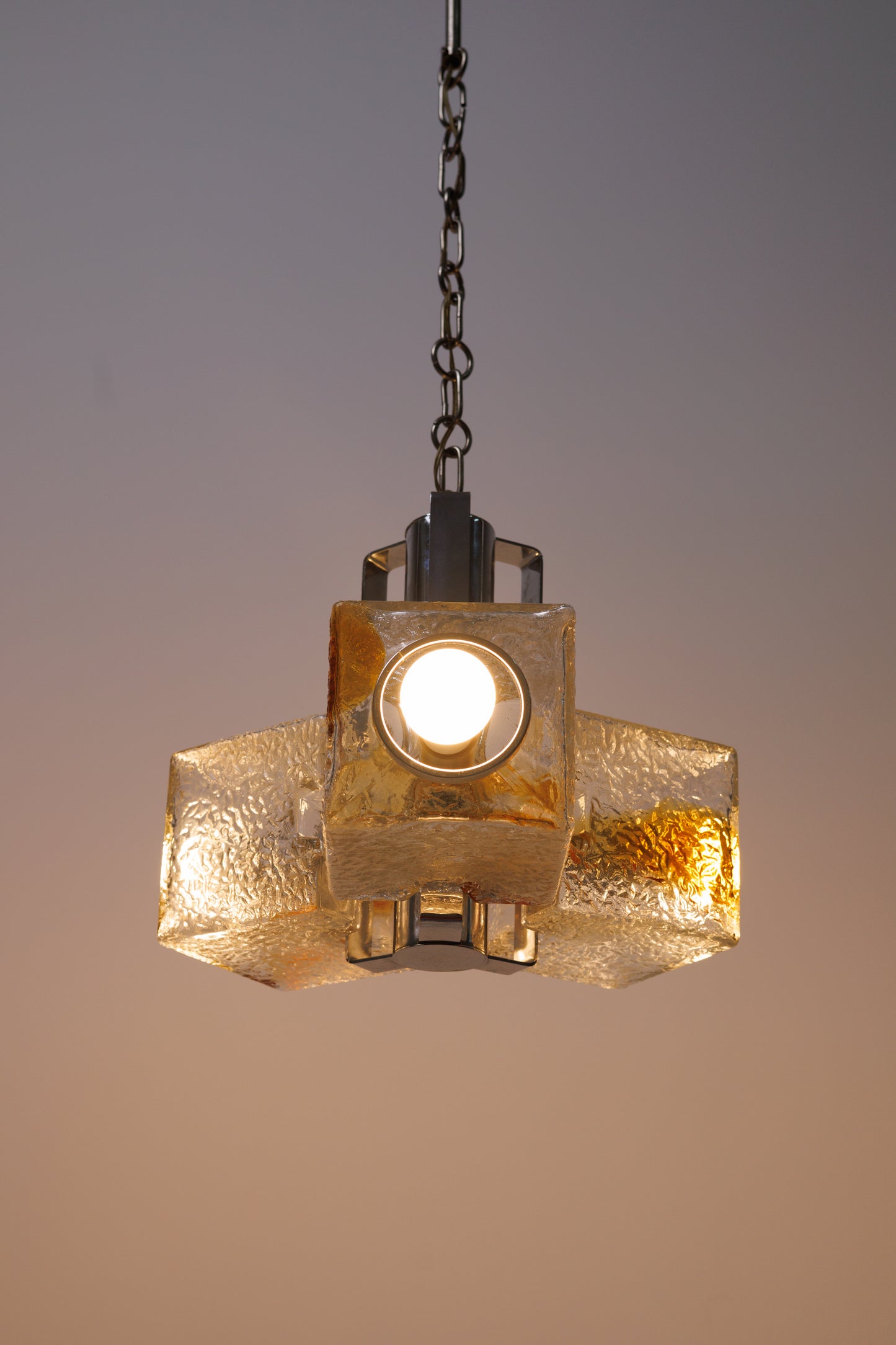 Ceiling Murano Pendant/ Lamp Toni Zuccheri for VeArt, 1970s