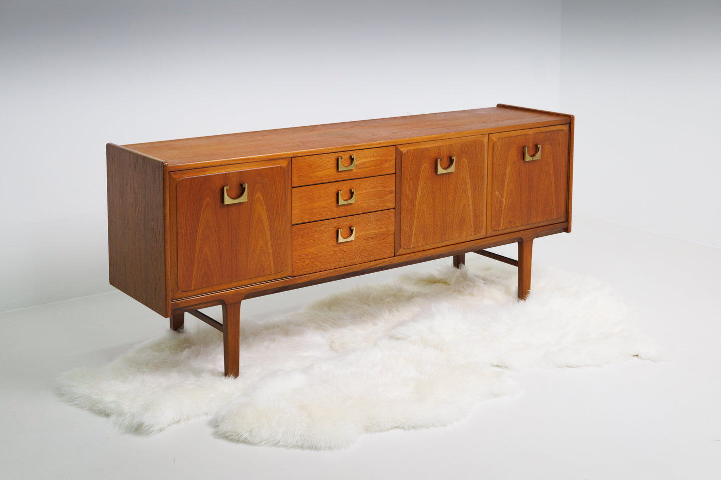 Vintage Mid Century 'Nathan' Mahogany Sideboard