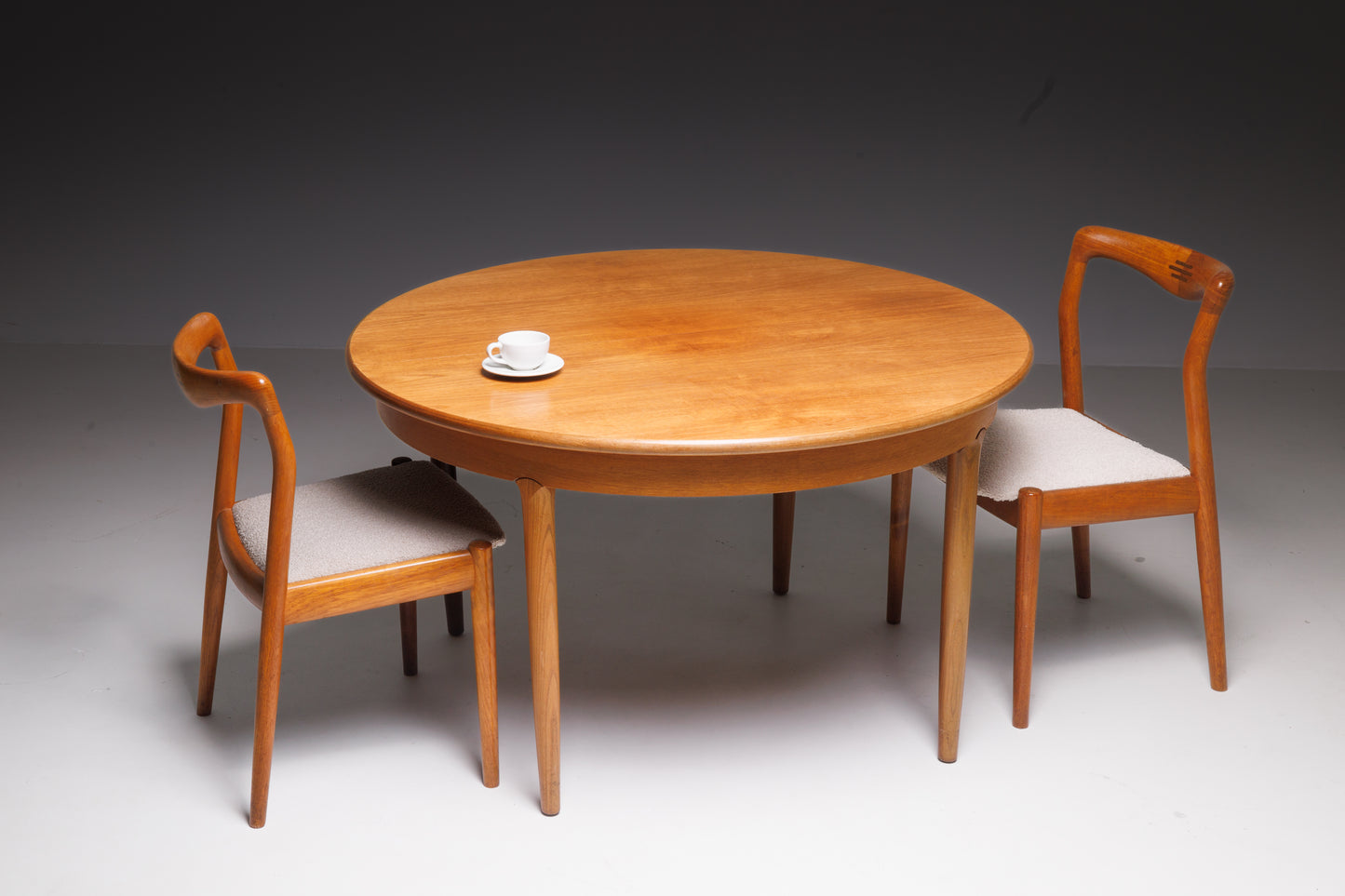 Vintage Mid Century Dining Table Teak Wood