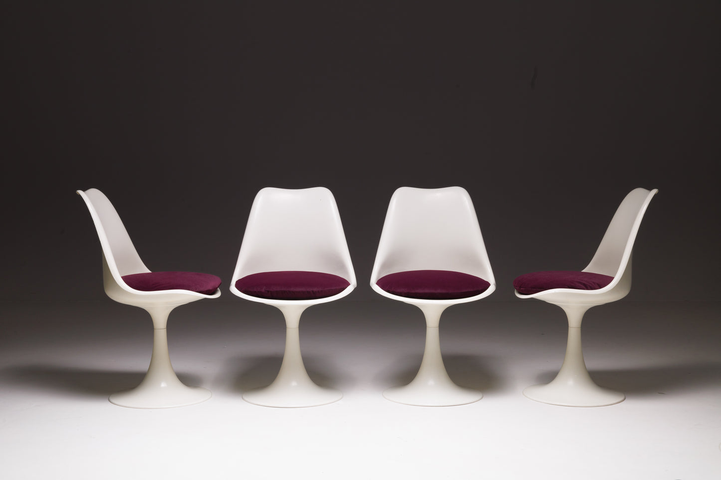 Set of 4 Space Age Tulip Chairs by PLAY Reupholstered