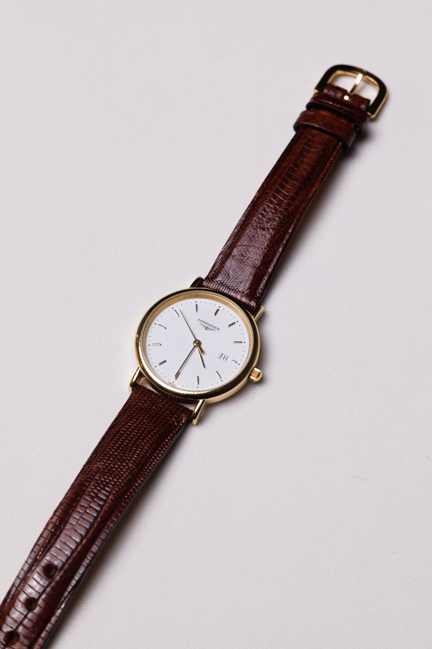 Vintage Longines Presence Gold-Plated Watch