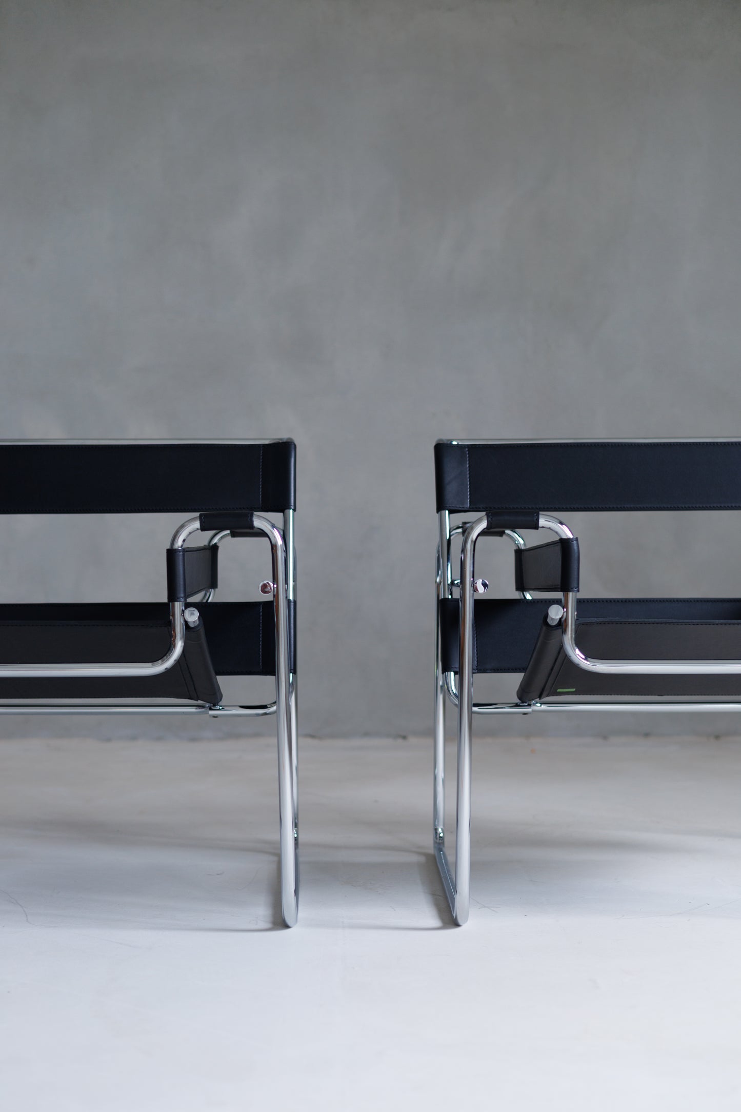 Set of 2 Wassily Chairs by Marcel Breuer, Knoll
