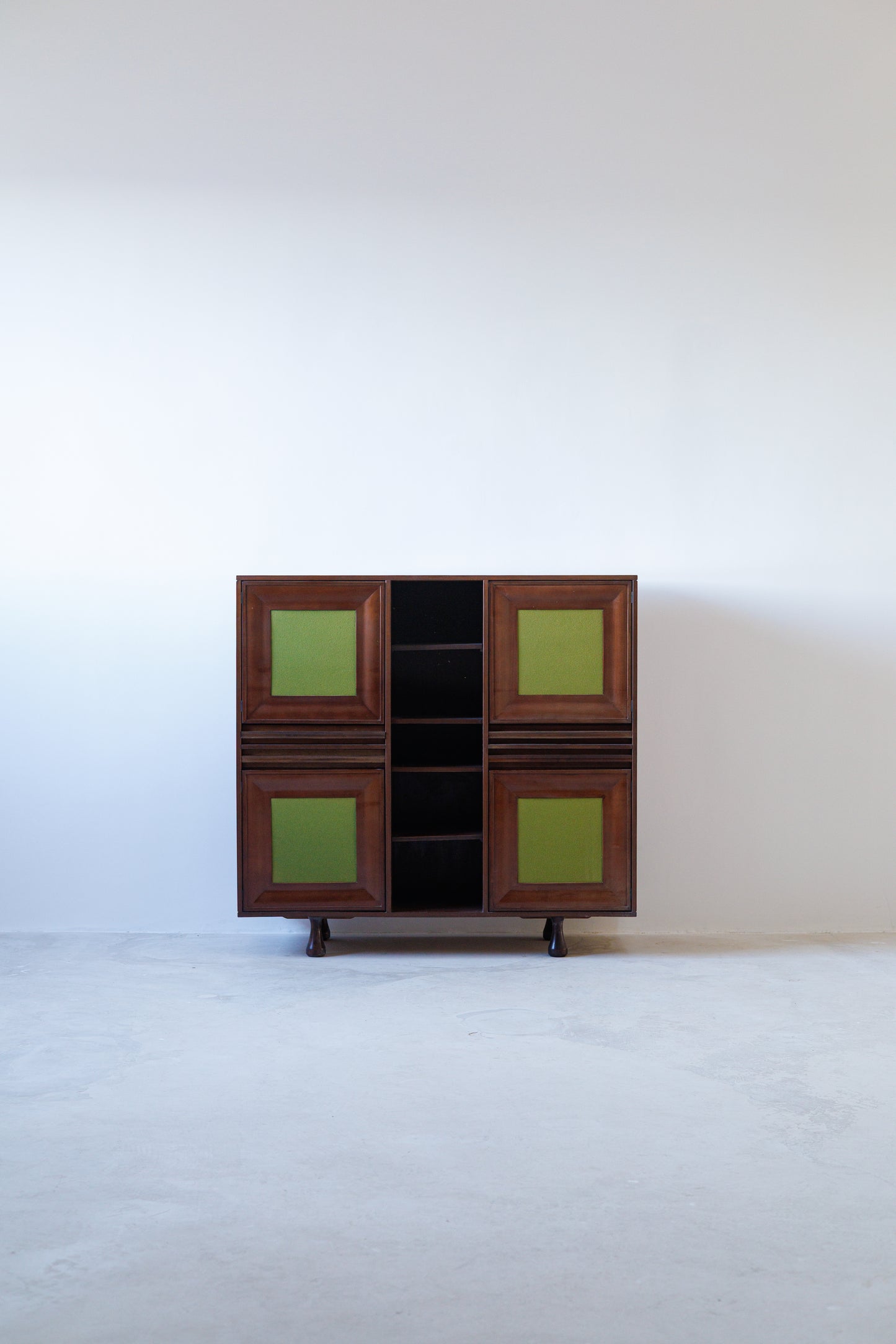 Angelo Mangiarotti for Sorgente dei Mobili | Mahogany Cabinet, Italy, 1960s