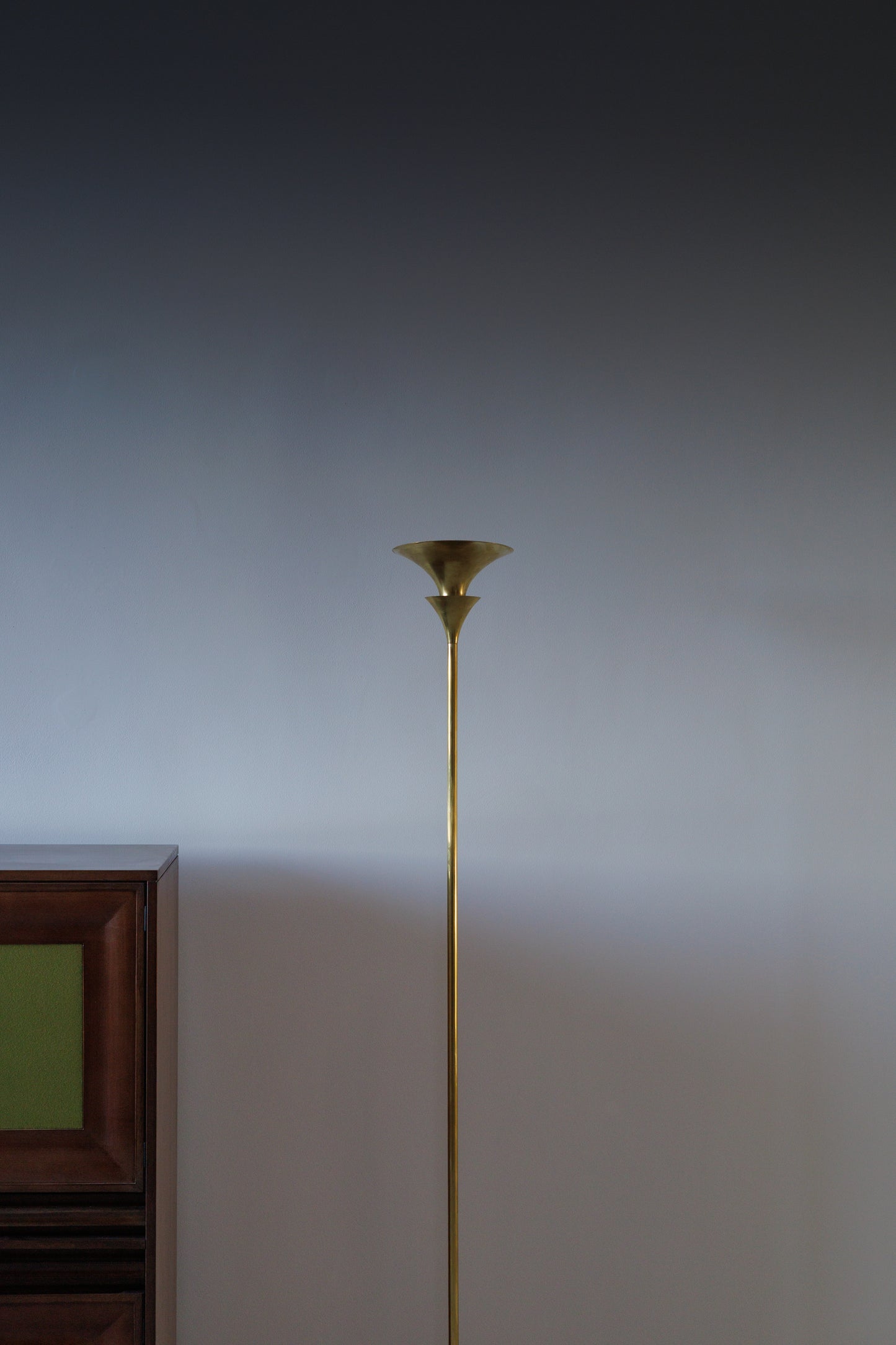 Floor Lamp, Brass, Italy, 1960s