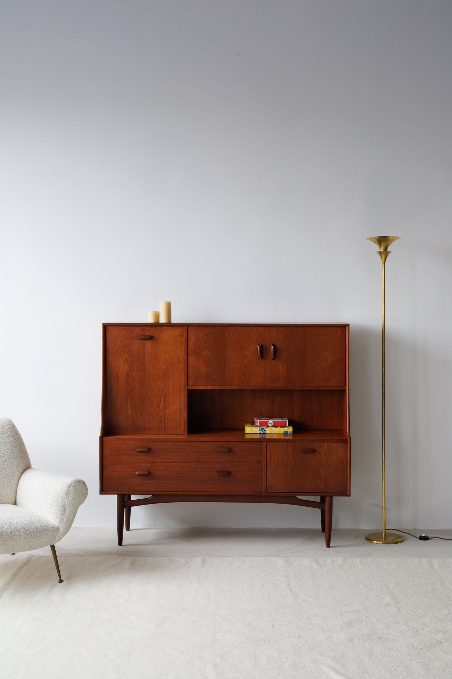 Mid-Century G-Plan Highboard, England, 1960s