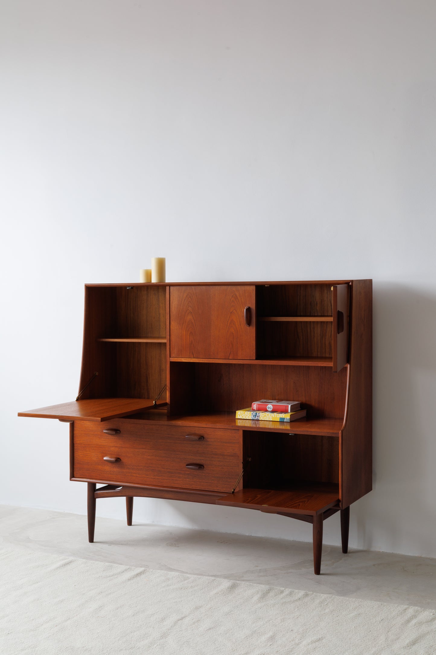 Mid-Century G-Plan Highboard, England, 1960s