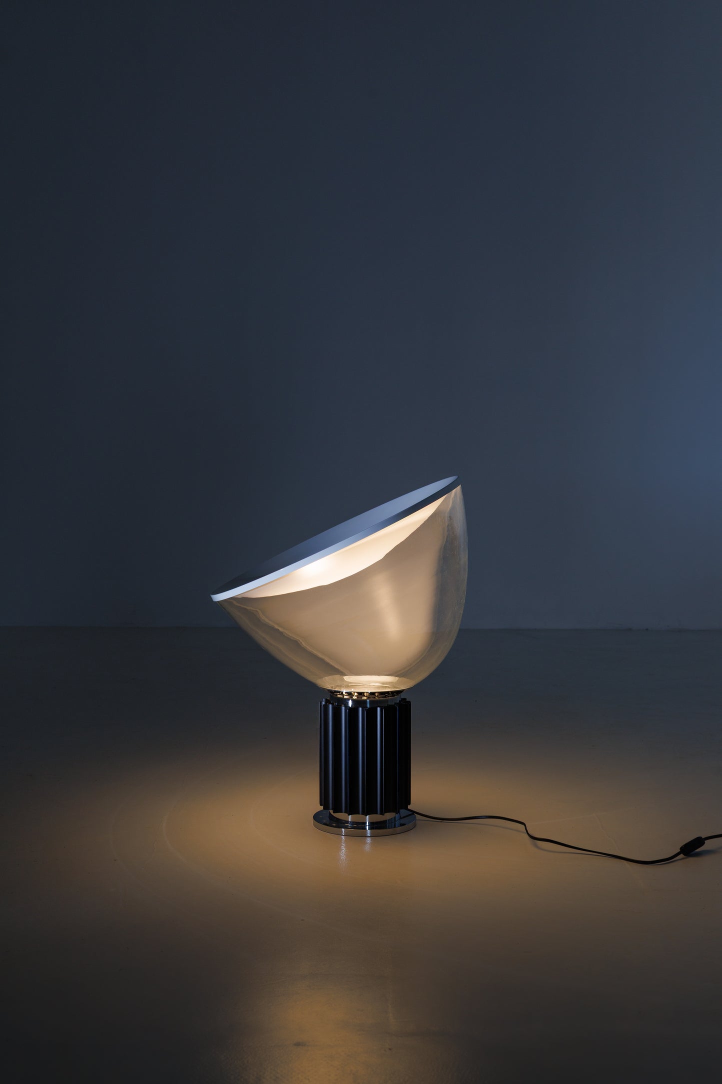 Iconic Large Model Taccia Lamp by Achille & Pier Giacomo Castiglioni
