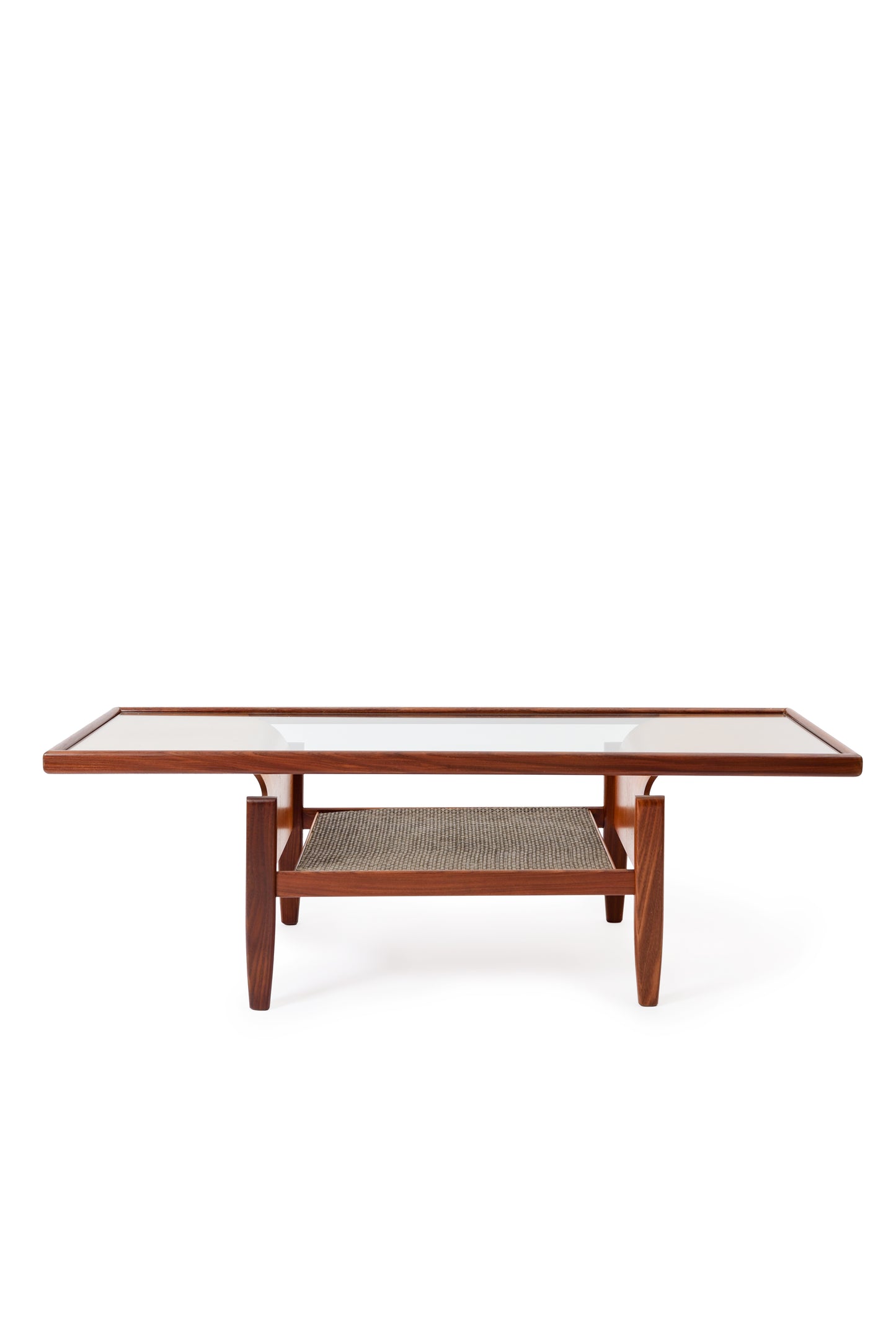 Mid-Century Coffee Table- Bent Teak Wood