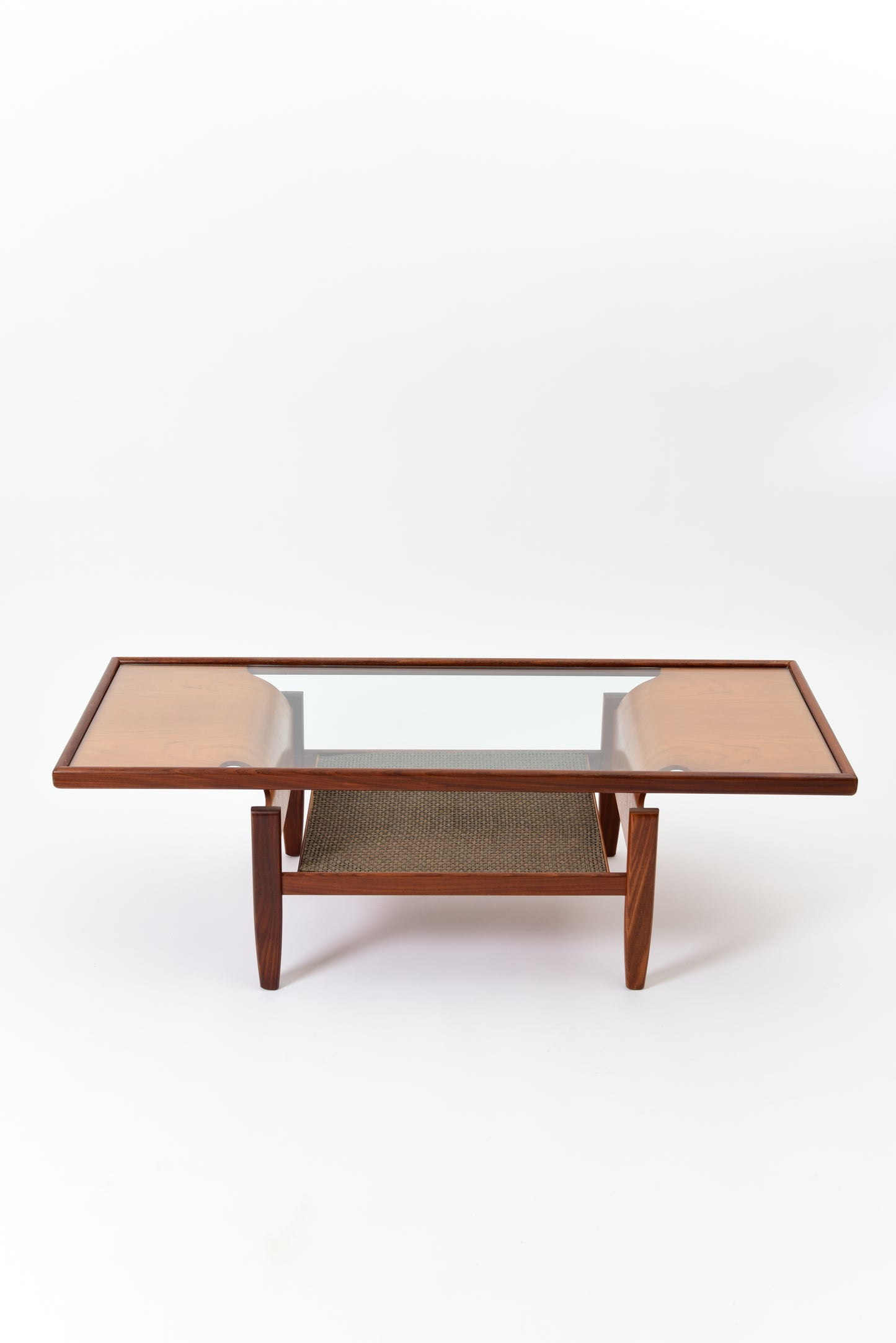 Mid-Century Coffee Table- Bent Teak Wood