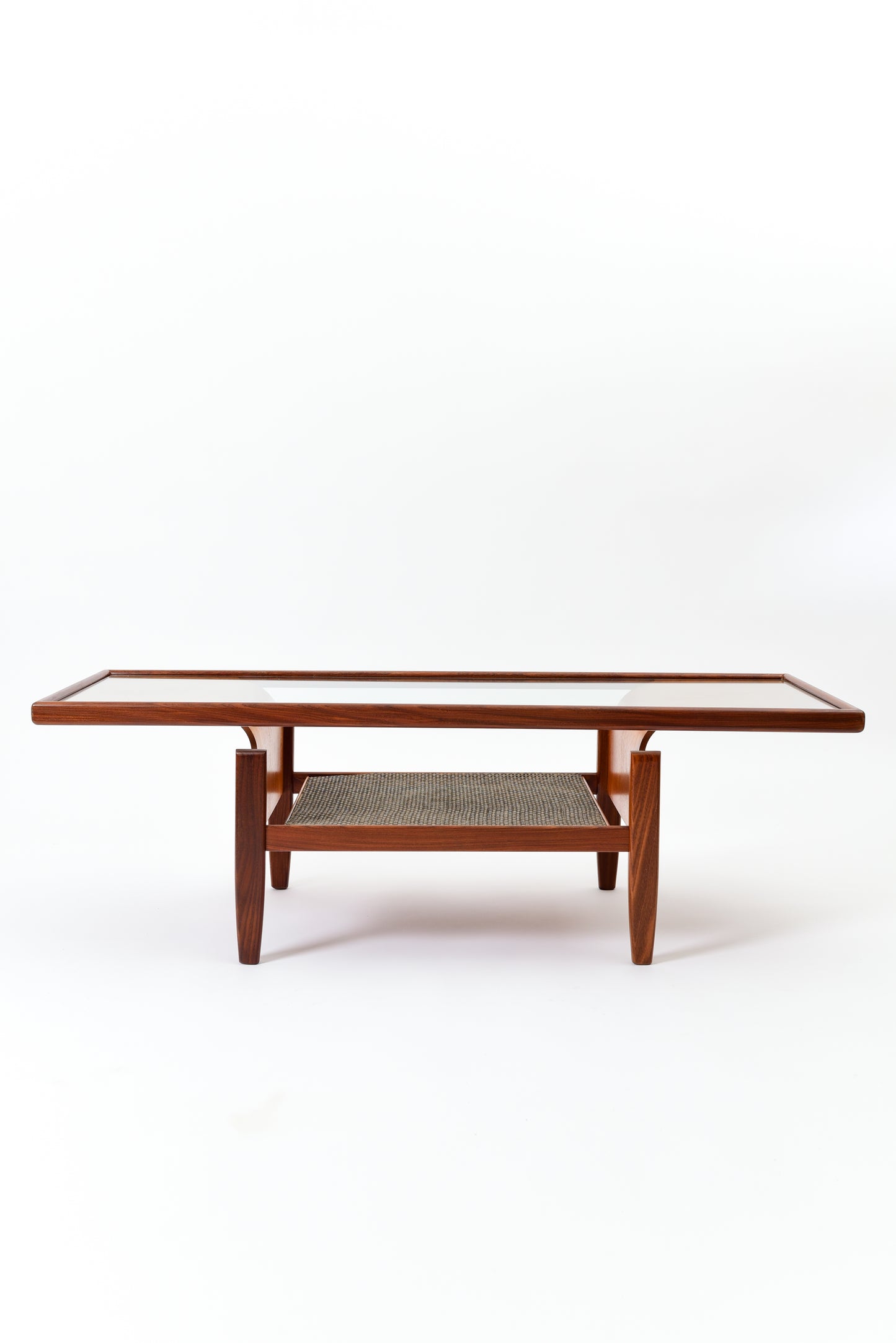 Mid-Century Coffee Table- Bent Teak Wood